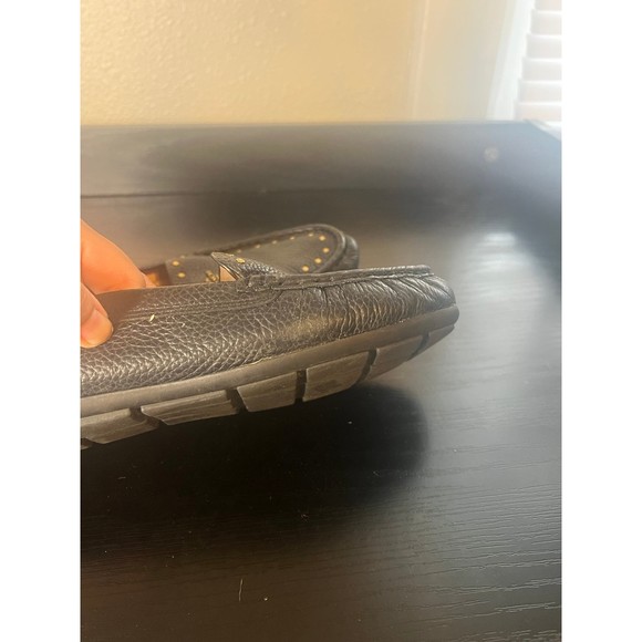 Coach McKenna Driver Leather Loafer Shoes Black Size 8.5 - Picture 10 of 12